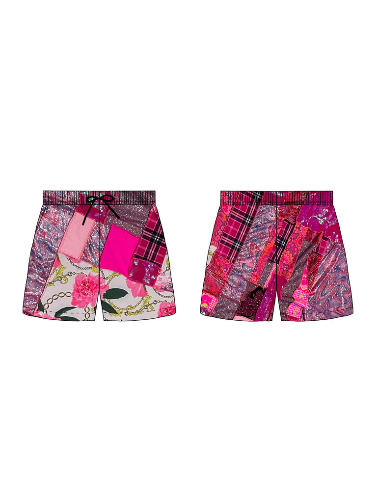 Pink OOAK Textile Custom