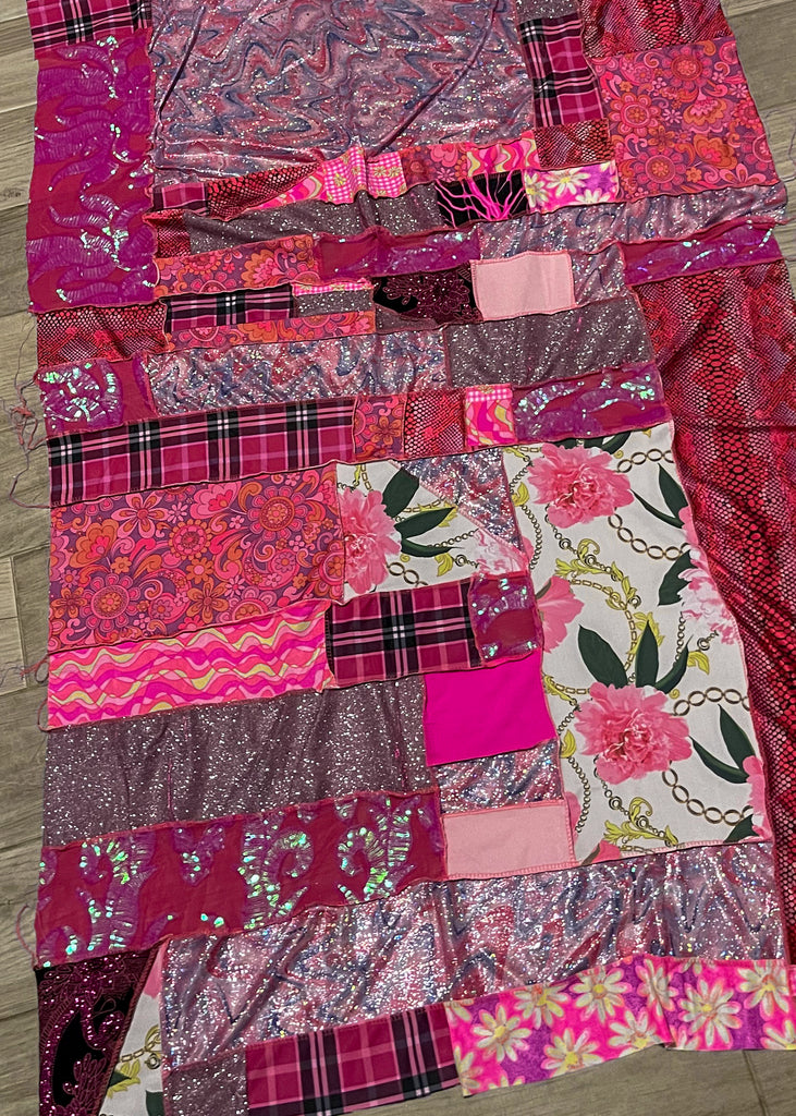 Pink OOAK Textile Custom