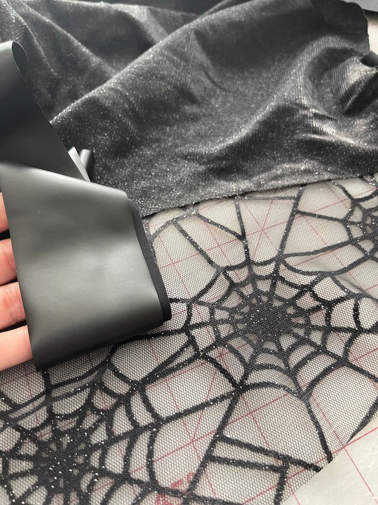Black and spider web Fae dress